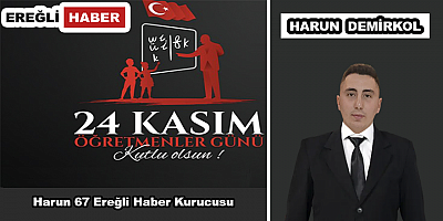 24 Kasım Öğretmenler Günü kutlu olsun